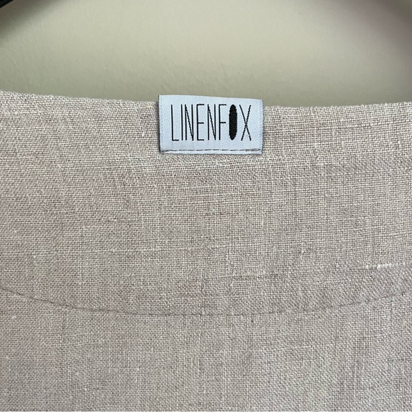 linenfox 100% linen kimono jacket - Picture 9 of 12